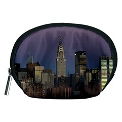 Skyline City Manhattan New York Accessory Pouches (medium)  by BangZart