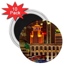 Shanghai Skyline Architecture 2 25  Magnets (10 Pack)  by BangZart