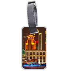 Shanghai Skyline Architecture Luggage Tags (one Side)  by BangZart