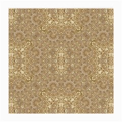 Ornate Golden Baroque Design Medium Glasses Cloth by dflcprints