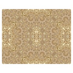 Ornate Golden Baroque Design Double Sided Flano Blanket (medium)  by dflcprints