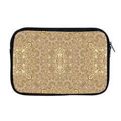 Ornate Golden Baroque Design Apple Macbook Pro 17  Zipper Case by dflcprints