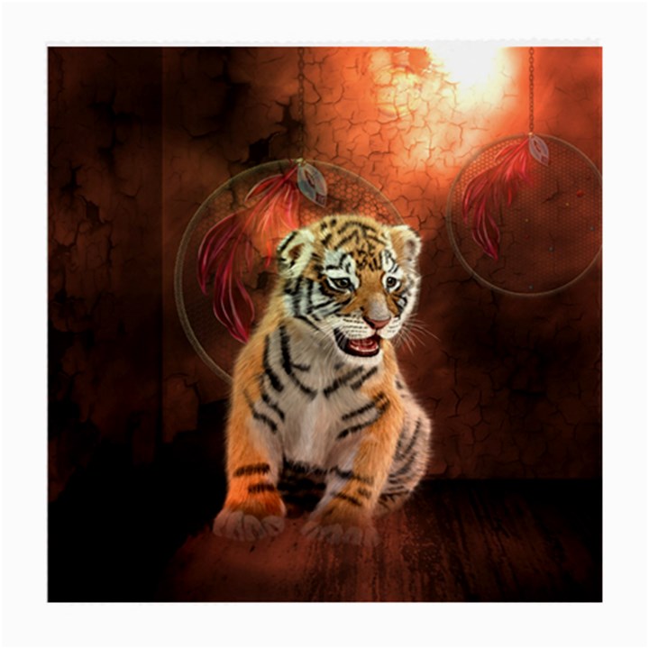 Cute Little Tiger Baby Medium Glasses Cloth