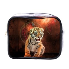 Cute Little Tiger Baby Mini Toiletries Bags by FantasyWorld7