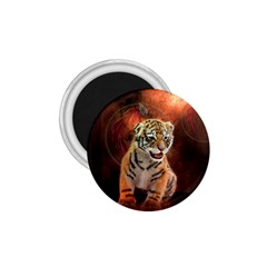 Cute Little Tiger Baby 1 75  Magnets by FantasyWorld7