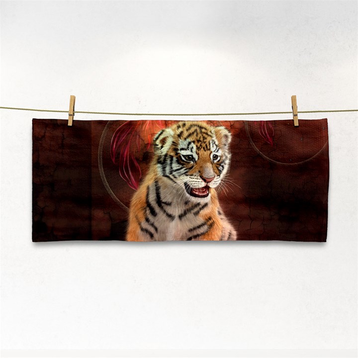 Cute Little Tiger Baby Hand Towel