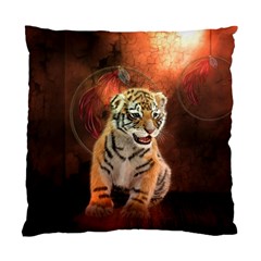 Cute Little Tiger Baby Standard Cushion Case (one Side) by FantasyWorld7