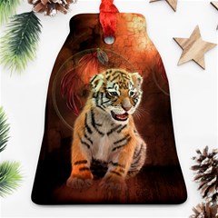 Cute Little Tiger Baby Ornament (bell) by FantasyWorld7