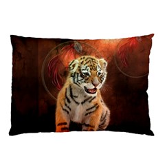 Cute Little Tiger Baby Pillow Case (two Sides) by FantasyWorld7