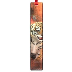 Cute Little Tiger Baby Large Book Marks by FantasyWorld7