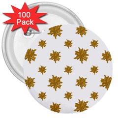 Graphic Nature Motif Pattern 3  Buttons (100 Pack)  by dflcprints