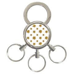 Graphic Nature Motif Pattern 3-ring Key Chains by dflcprints