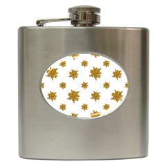 Graphic Nature Motif Pattern Hip Flask (6 Oz) by dflcprints