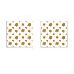 Graphic Nature Motif Pattern Cufflinks (square) by dflcprints