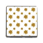 Graphic Nature Motif Pattern Memory Card Reader (Square) Front