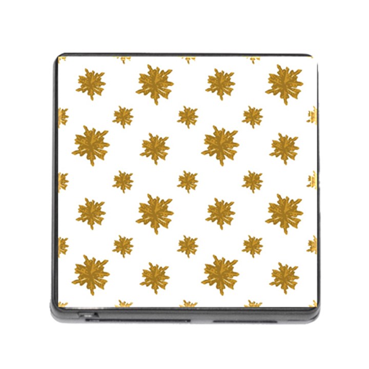 Graphic Nature Motif Pattern Memory Card Reader (Square)