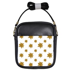 Graphic Nature Motif Pattern Girls Sling Bags by dflcprints