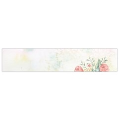 Romantic Watercolor Books And Flowers Flano Scarf (small)