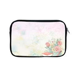 Romantic Watercolor Books And Flowers Apple Macbook Pro 13  Zipper Case by paulaoliveiradesign