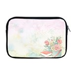 Romantic Watercolor Books and Flowers Apple MacBook Pro 17  Zipper Case Front