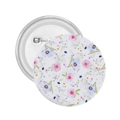 Floral Cute Girly Pattern 2.25  Buttons