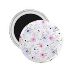 Floral Cute Girly Pattern 2.25  Magnets