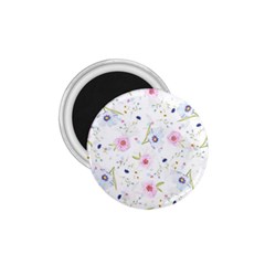 Floral Cute Girly Pattern 1.75  Magnets