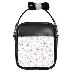 Floral Cute Girly Pattern Girls Sling Bags