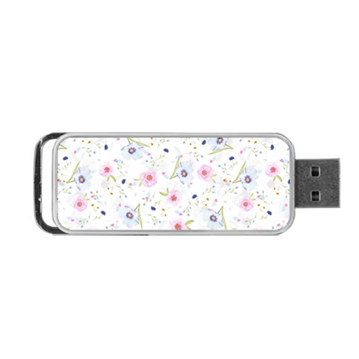 Floral Cute Girly Pattern Portable USB Flash (Two Sides)