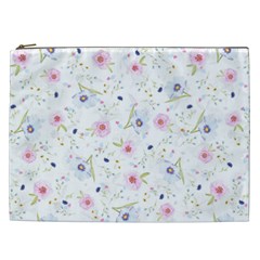 Floral Cute Girly Pattern Cosmetic Bag (XXL) 