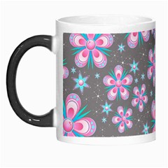 Seamless Pattern Purple Girly Floral Pattern Morph Mugs by paulaoliveiradesign