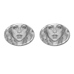 Dreaded Princess  Cufflinks (oval) by shawnstestimony