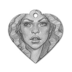 Dreaded Princess  Dog Tag Heart (two Sides)