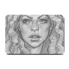 Dreaded Princess  Small Doormat  by shawnstestimony