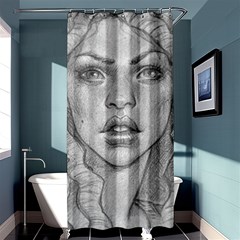 Dreaded Princess  Shower Curtain 36  X 72  (stall)  by shawnstestimony