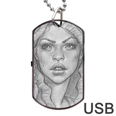 Dreaded Princess  Dog Tag Usb Flash (one Side) by shawnstestimony