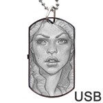 Dreaded Princess  Dog Tag USB Flash (One Side) Front