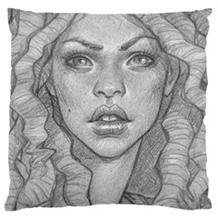 Dreaded Princess  Large Cushion Case (one Side) by shawnstestimony