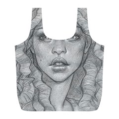 Dreaded Princess  Full Print Recycle Bags (l) 