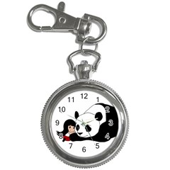 Girl And Panda Key Chain Watches