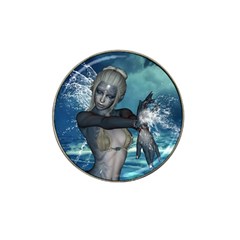 The Wonderful Water Fairy With Water Wings Hat Clip Ball Marker (4 Pack) by FantasyWorld7