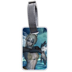 The Wonderful Water Fairy With Water Wings Luggage Tags (one Side)  by FantasyWorld7