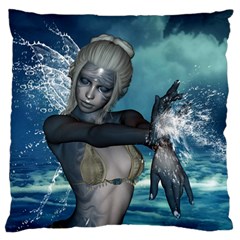 The Wonderful Water Fairy With Water Wings Standard Flano Cushion Case (two Sides) by FantasyWorld7