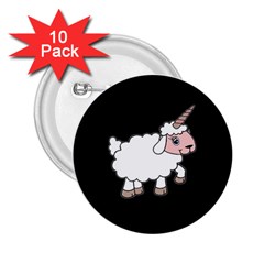 Unicorn Sheep 2 25  Buttons (10 Pack)  by Valentinaart