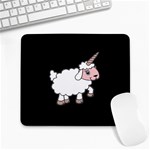 Unicorn sheep Large Mousepads Front