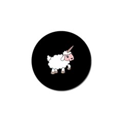 Unicorn Sheep Golf Ball Marker by Valentinaart