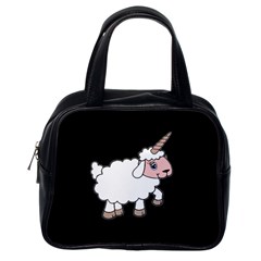 Unicorn Sheep Classic Handbags (one Side) by Valentinaart