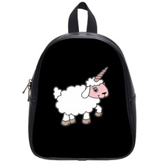 Unicorn Sheep School Bag (small) by Valentinaart