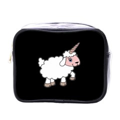 Unicorn Sheep Mini Toiletries Bags by Valentinaart