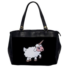 Unicorn Sheep Office Handbags by Valentinaart